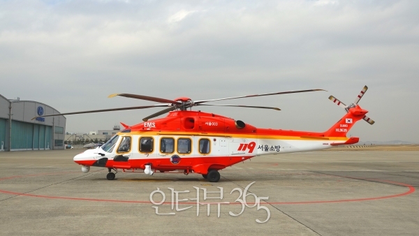 국내 최초 도입되는 다목적 중대형 소방헬기/사진=서울시